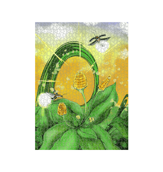 White Jigsaw Puzzles Front