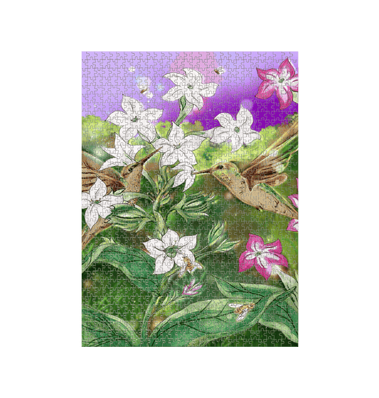 White Jigsaw Puzzles Front
