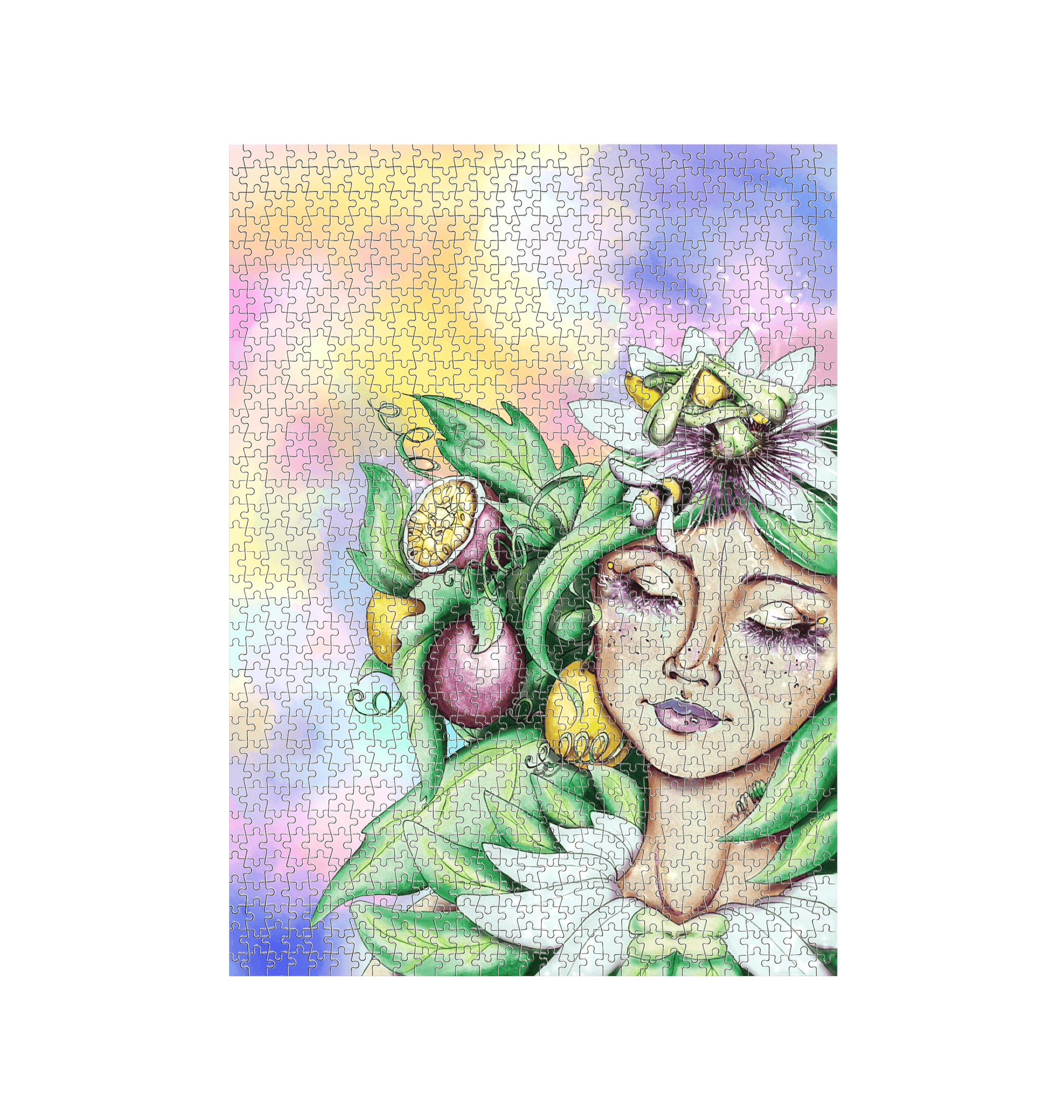 White Jigsaw Puzzles Front