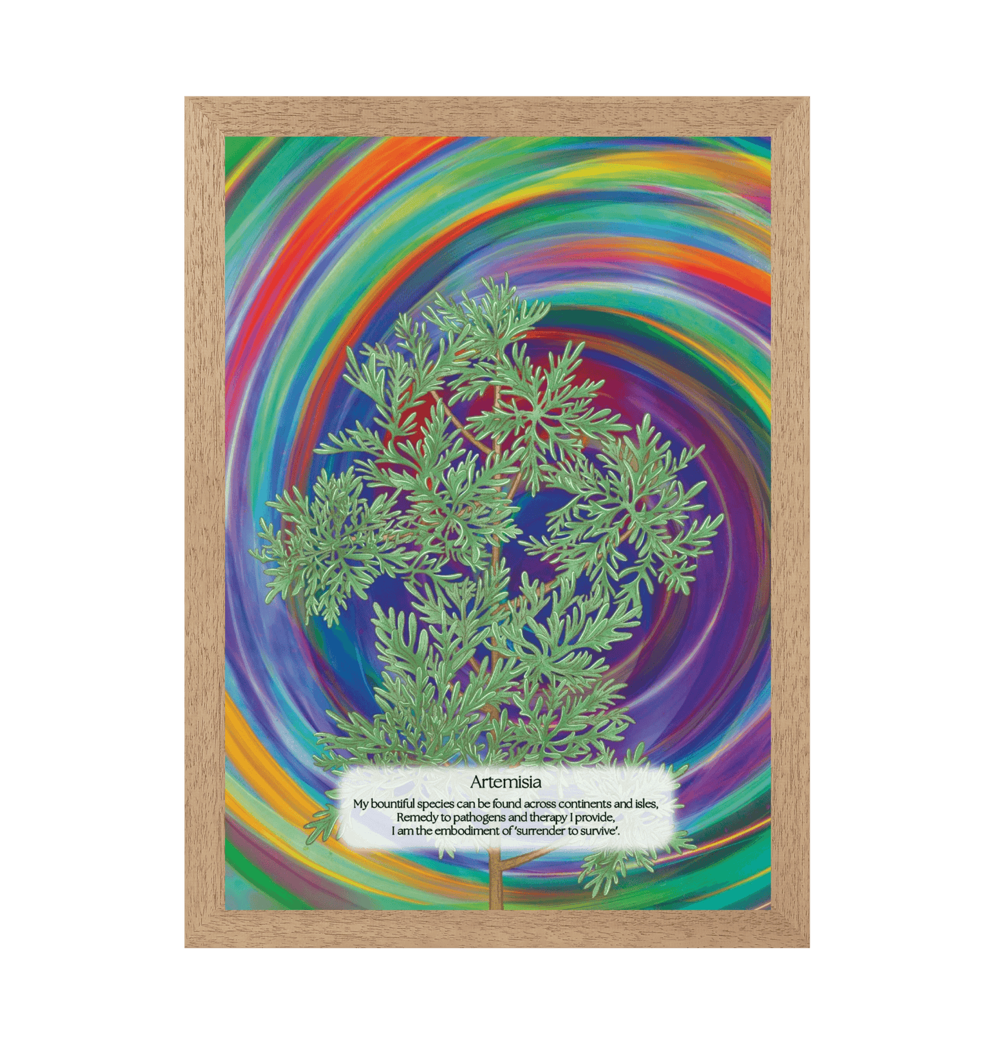 Natural Frame Framed art print Front
