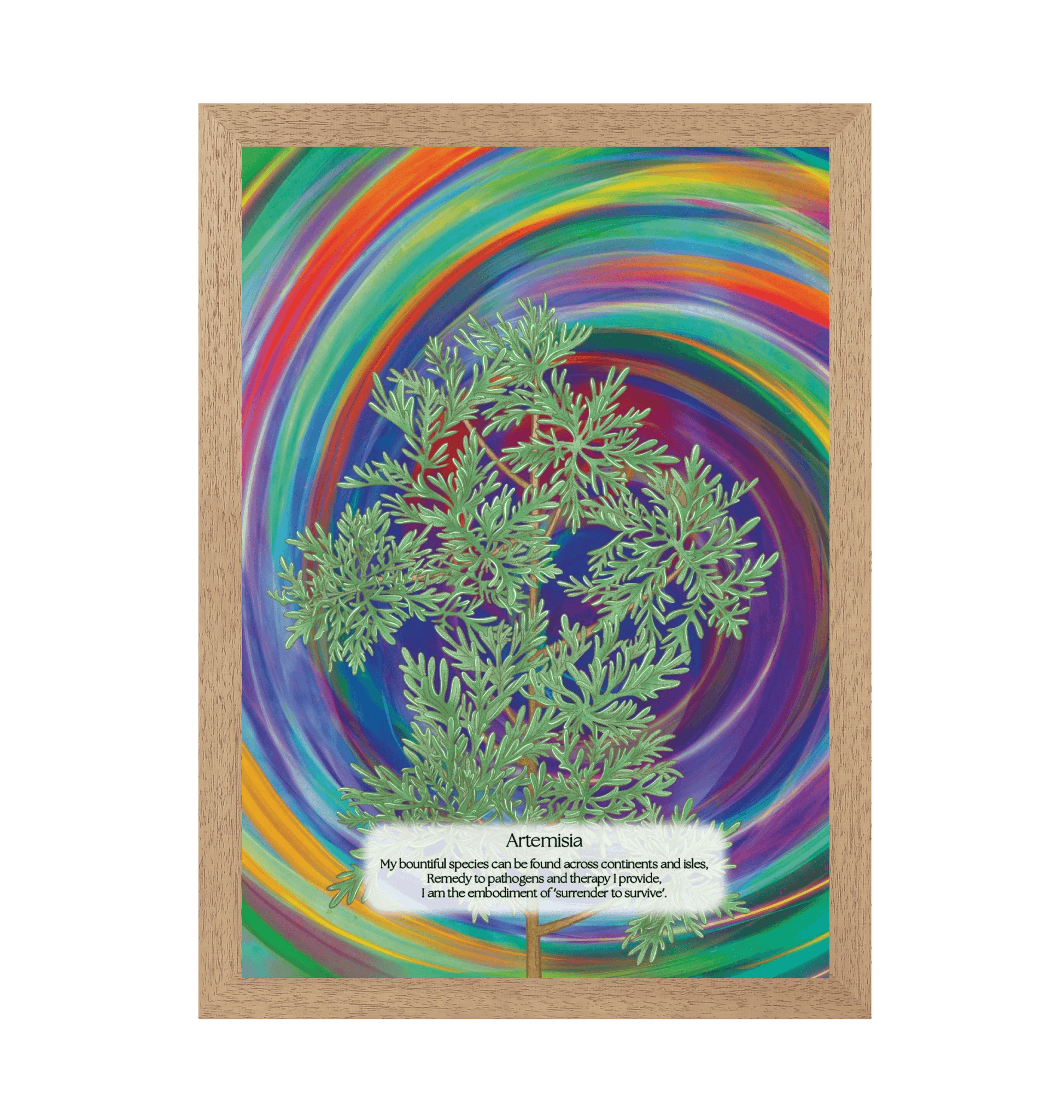 Natural Frame Framed art print Front